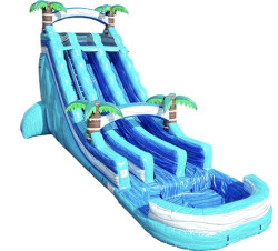 22FT Dual Lane Aqua Rush Water Slide