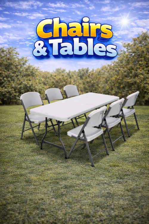 Tables, Chairs & Equipment Rentals